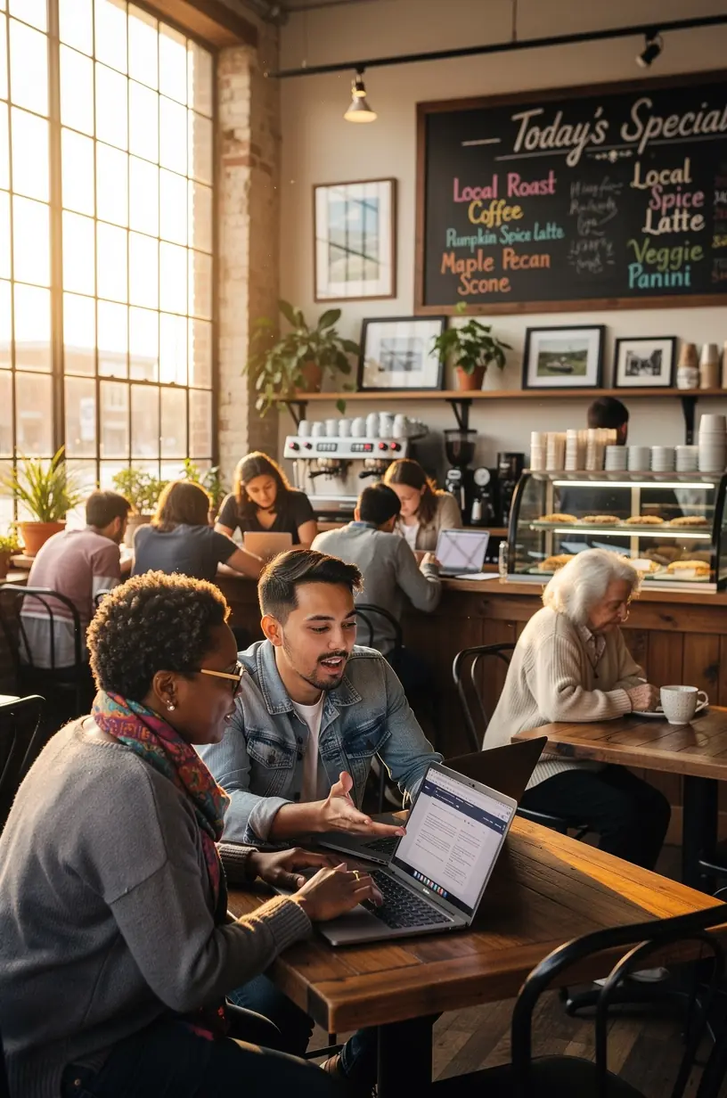 Community members engaging in local arts and culture activities.