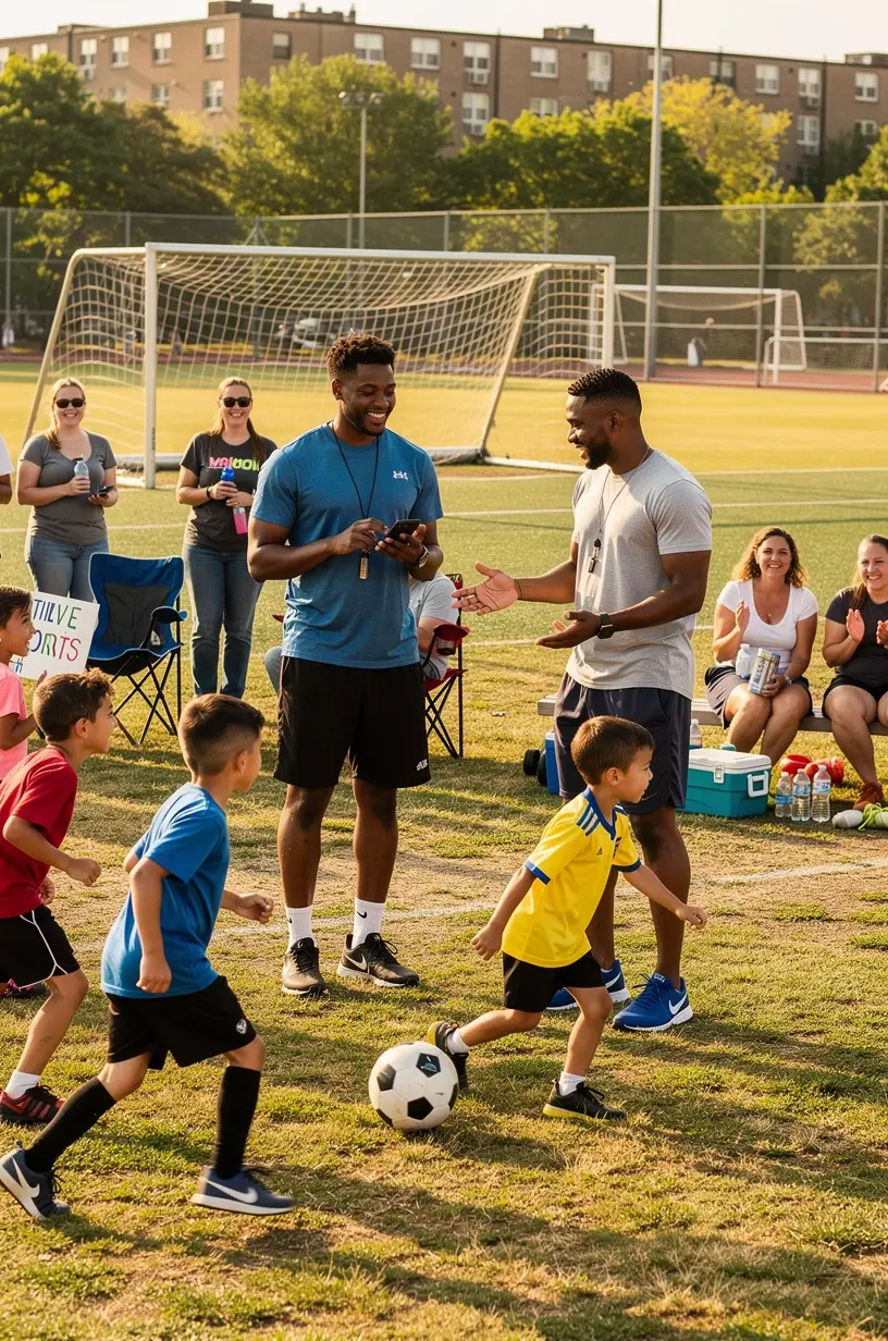 Illustration of local networks fostering community connections.