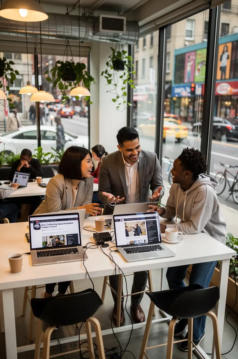 Modern office environment